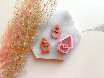 Bird House Shape Collection Polymer Clay  Cutter • Fondant Cutter • Cookie Cutter